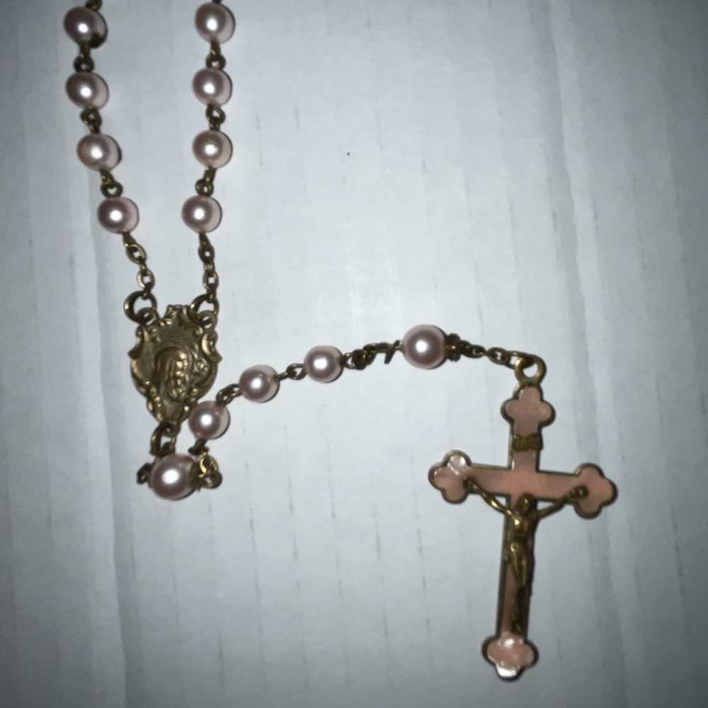 Pink Rosary - Picture 2 of 4